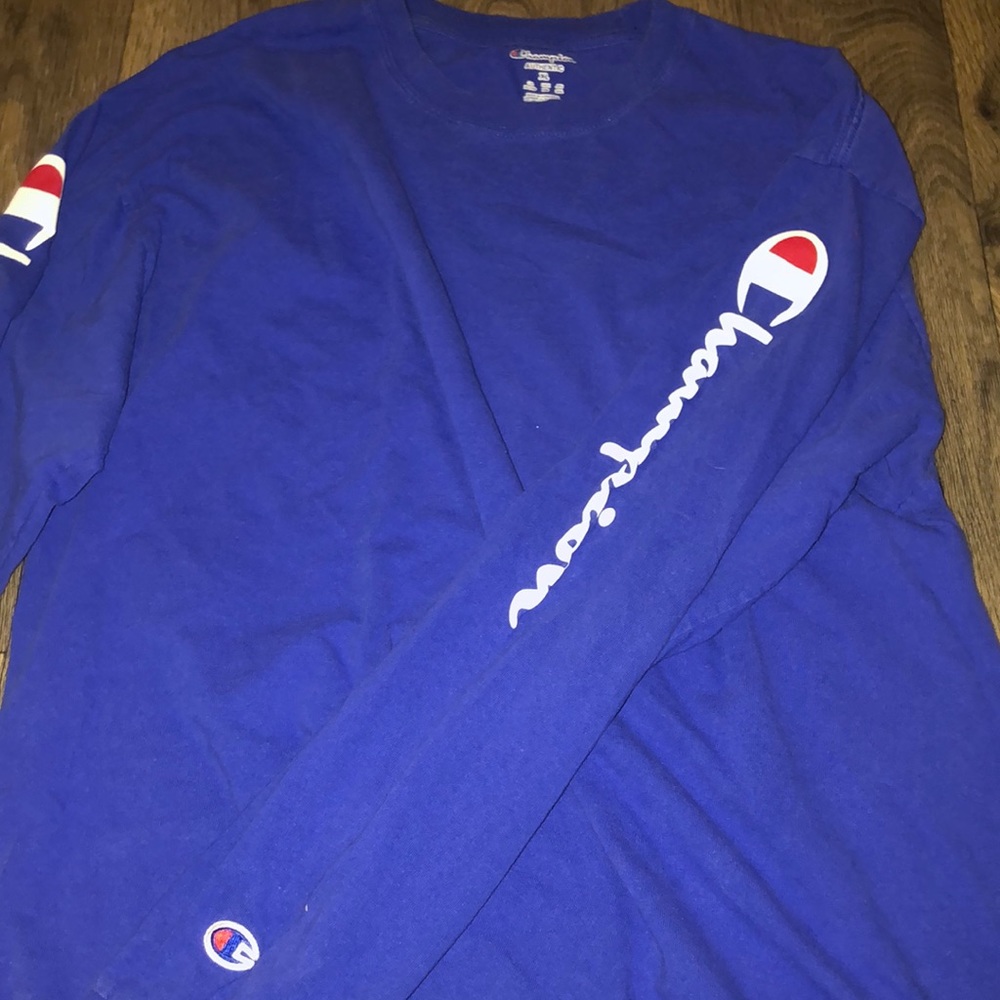 Blue champion long sleeve